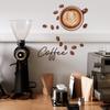 Simple Coffee Cup Coffee Bean Cafe Atmosphere Beautify Decorative Wall Stickers Self-adhesive