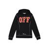 Off-White Толстовка с капюшоном с принтом Off-Letter, топы унисекс, черный OMBB021F172460441019