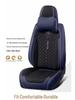 Универсальная полностью кожаная подушка на сиденье автомобиля для седана и внедорожника - Полный охват на 5 сидений