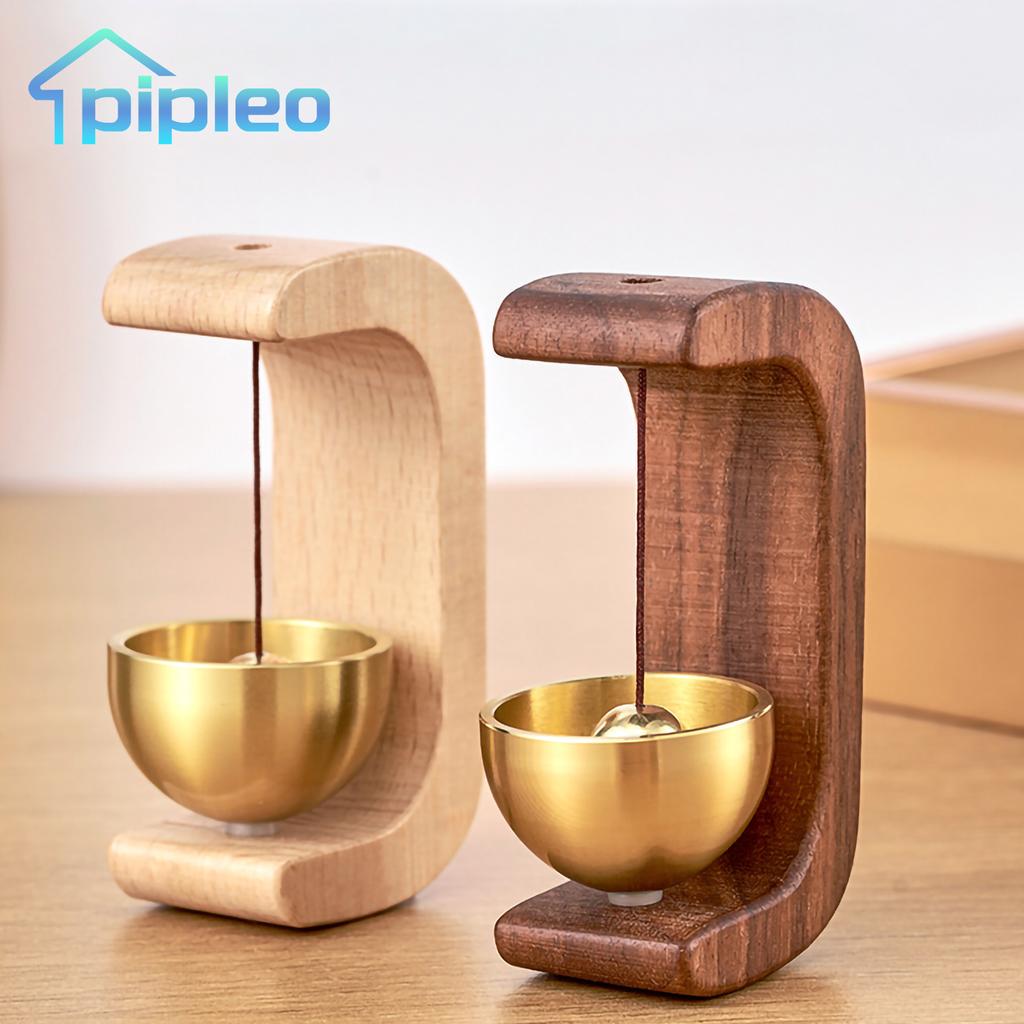 Wireless Doorbell Entrance Wooden Wind Chimes Decorative Wind Bell for Home Opening Home Decoration Hanging Decorations