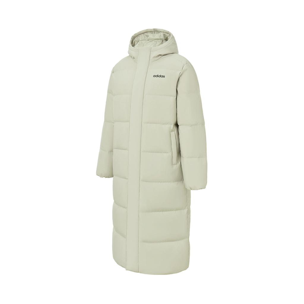 Adidas Warm Windproof Hooded Duck Down Jacket Unisex Jacket Green JW1690