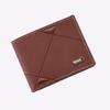 Men's Slim Tri-fold Leather Wallet with Multi-Card Slots - Casual Fashion Money Clip