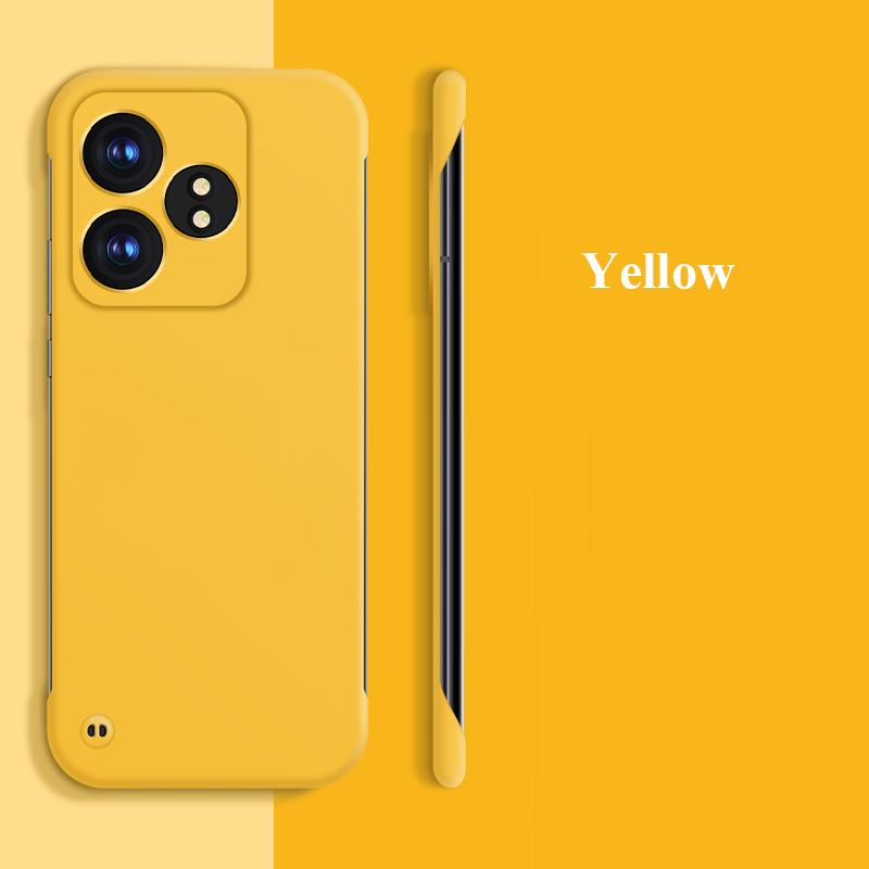 Ультратонкий безрамочный матовый чехол для ПК с защитой от отпечатков пальцев для Xiaomi Poco F6 F5 F4 F3 Pro, противоударный чехол-накладка