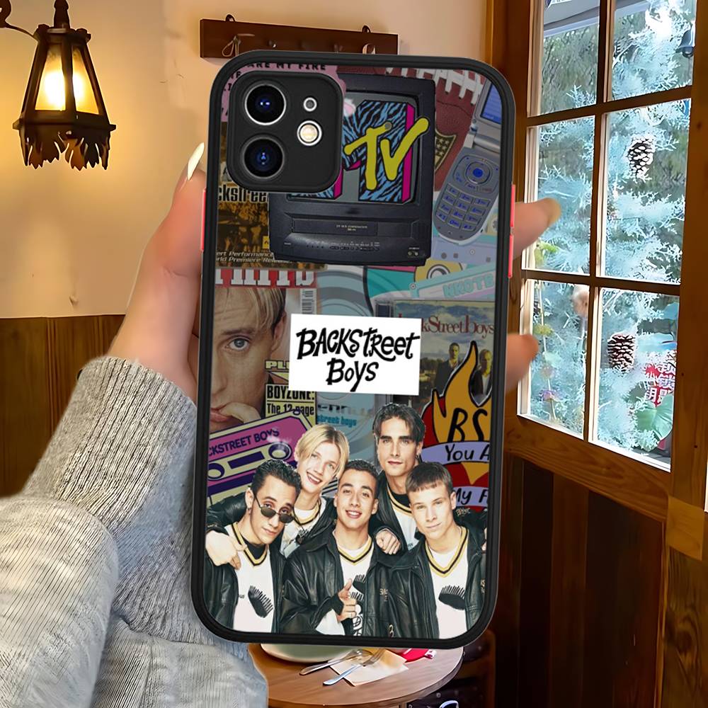 Popular Band B-Backstreet BoyS For IPhone 11 12 13 14 15 16 Pro Max Plus Matte Translucent Phone Cover