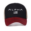 Модная повседневная бейсболка Alpha Graphic, регулируемая, тракер, летняя, дышащая, с сеткой, для улицы, Snapback, унисекс