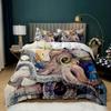Octopus Duvet Cover Sealife Bedding Set Ocean Animal Comforter Cover Teens Adults Double Queen King Size Polyester Qulit Cover