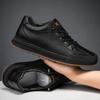 Модные Люксовые Брендовые Кроссовки Мужские Натуральная Кожа Повседневная Обувь Мужская Новая Нескользящая Модная Уличная Обувь Ручной Работы Высококлассная Мужская Обувь