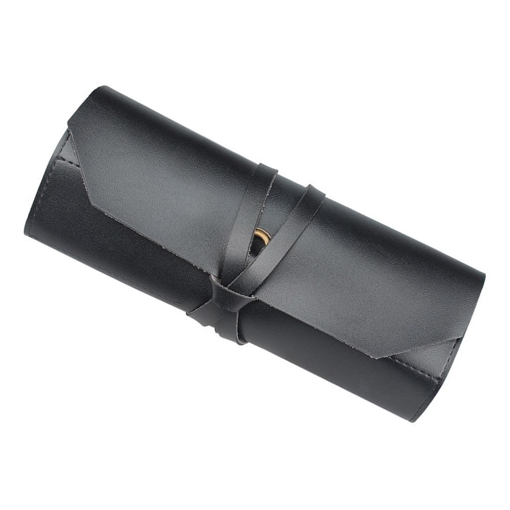 PU Tool Roll Up Pouch PU Tool Wrench Roll Chisel Bag Portable Carry Pouch Workshop Storage Woodworking Tool