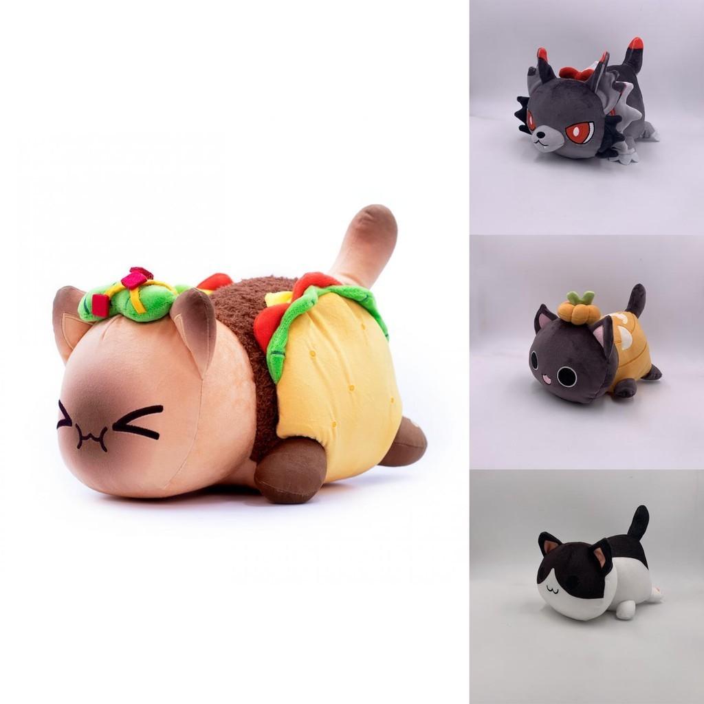 Очаровательная плюшевая игрушка Aphmau Skull Taco Pumpkin Bread Cat Meemeows для домашнего декора