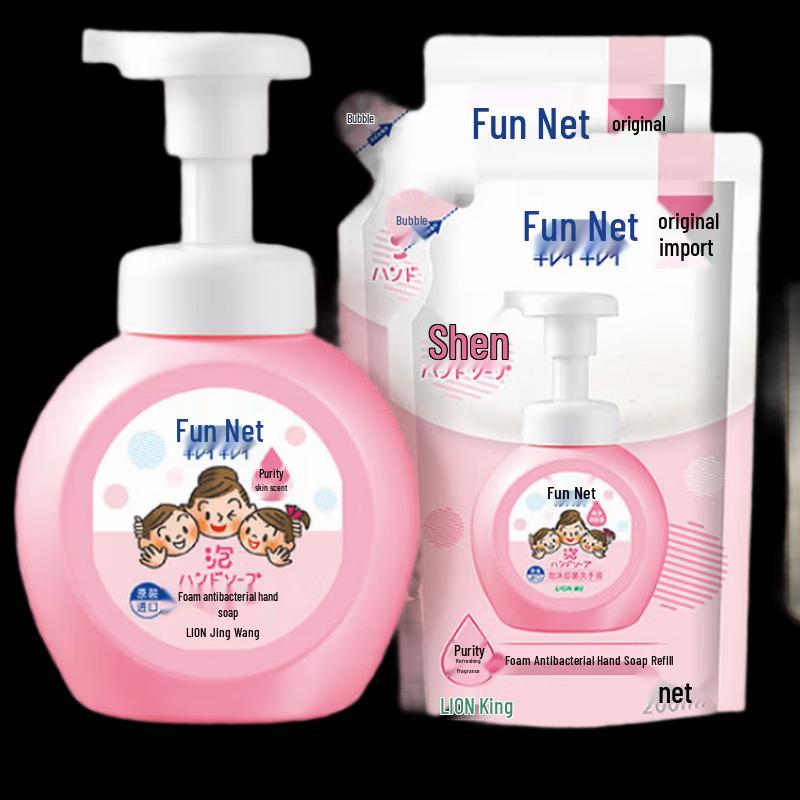 Пена для рук Lion Fun Clean с антибактериальным эффектом