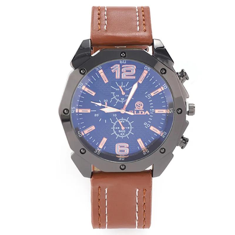 High Quality Top Brand Relogio Masculino Men Quartz Watches Fashion Calendar Stainless Steel Watch For Men Montre Homme