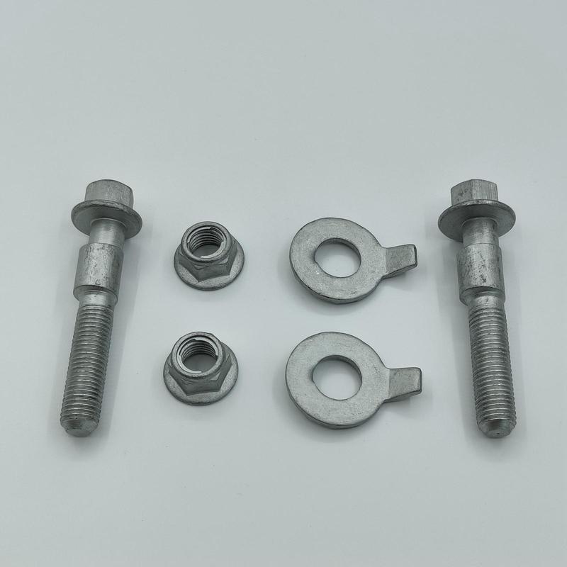 2x Front Adjustable Camber cam Bolt 14mm 81260 Easy to Install Auto Parts