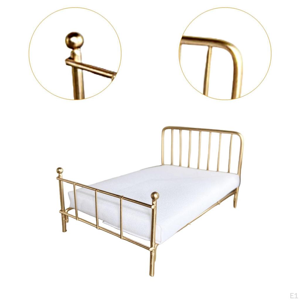 1/12 Кукольный домик Кровать Украшения Аксессуары,Сделай сам,Моделирование,Мебель для кукольного домика,Миниатюра