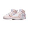 Air Jordan 1 Mid PS Pink Wash Kids Sneakers White Violet-Frost FD8781-601