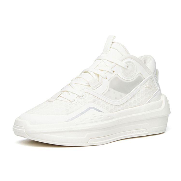 Anta C37 2.0 дышащие легкие кроссовки средней высоты женские кроссовки цвета слоновой кости и белого 922228082-3