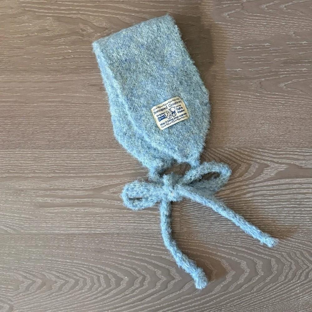 Solid Color Wool Strappy Earmuffs Thicken Warm Earlaps Fashion Knitted Ear Covers  Winter Headband