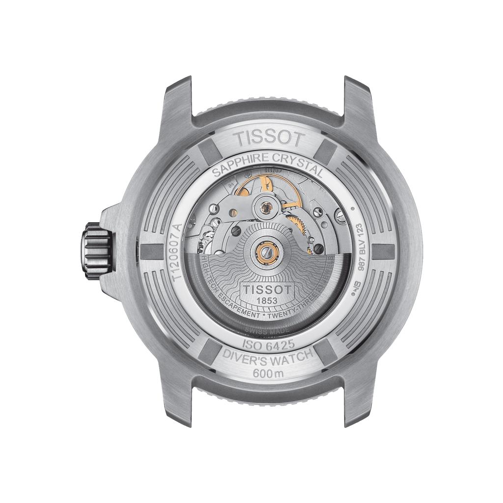 Tissot Мужские модные часы из нержавеющей стали с синим циферблатом T120.607.11.041.00