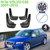 Для VOLVO C30 2007 2008 2009 2010 2011 2012 2013 Брызговики Защита крыла передние и задние колеса Брызговики для автомобиля Стайлинг