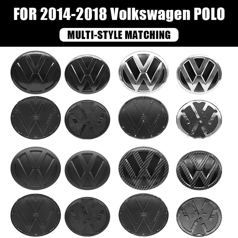Для VOLKSWAGEN VW 2 шт. ABS 139 мм 110 мм VW Polo Автомобиль Передний Логотип Решетка Значок Значок на Багажник Для Volkswagen Polo 6 2019-2024 Автомобиль Замена