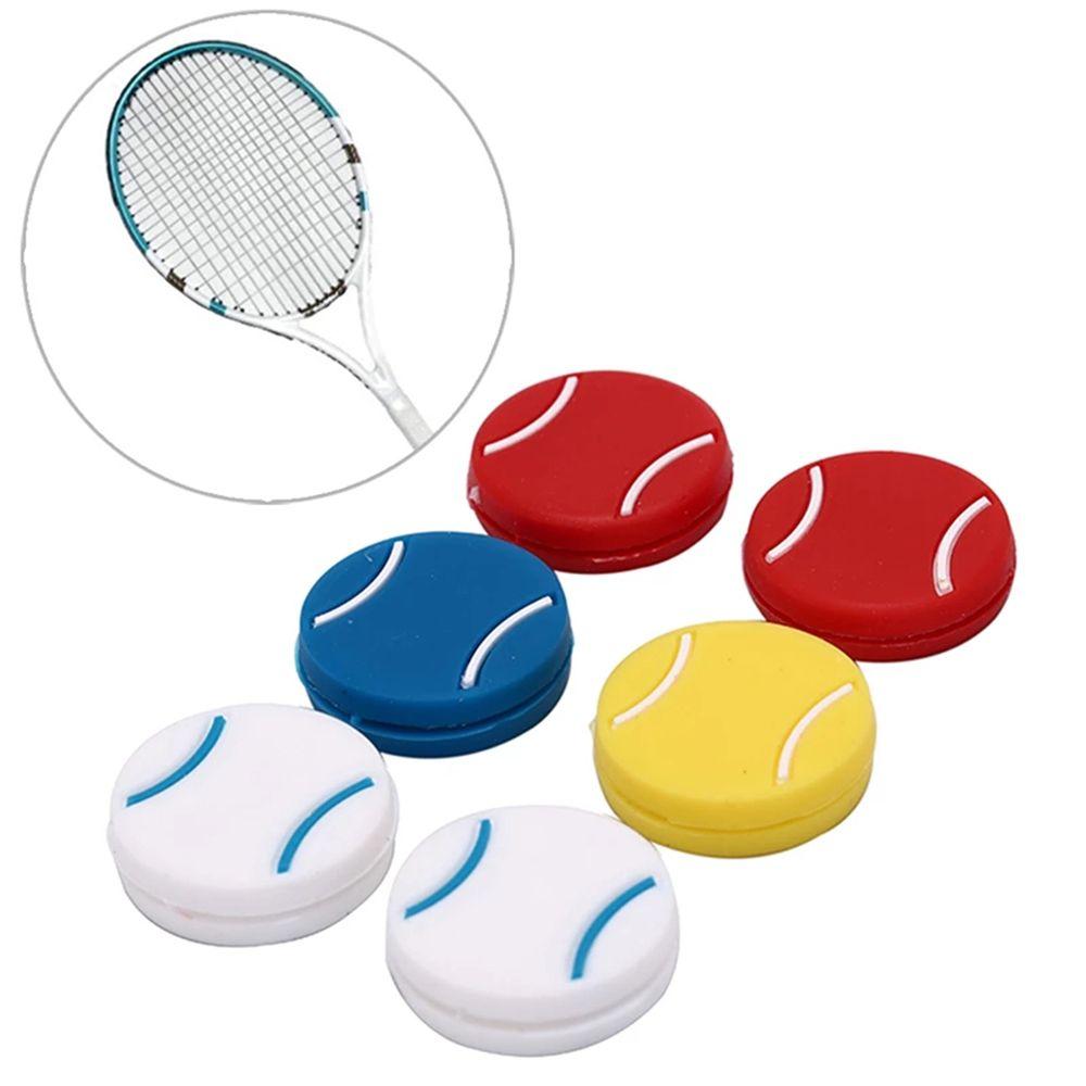 Silicone Strings Dampers Vibration Dampeners Shock Absorber Tennis Shape Tennis Racket Damper