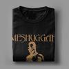 Винтажные оранжевые футболки Meshuggah Burning Man, мужские хлопковые футболки с круглым вырезом, футболки с коротким рукавом, новое поступление, топы