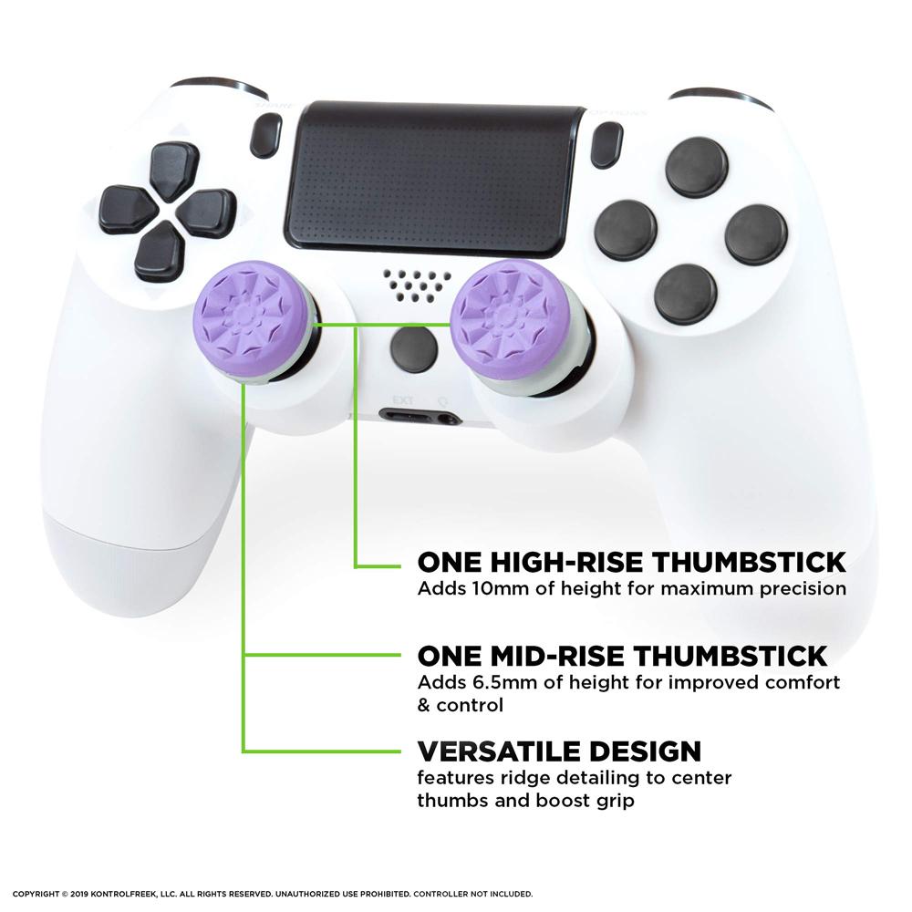 2PCS Kontrol Freek FPS Freek Galaxy для PS4 / PS5 High-Rise Analog Stick Playstation 5 Game Controller Performance Joystick