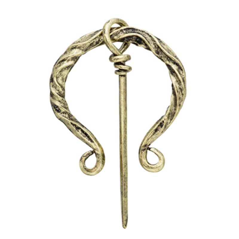New Fashion Women Hand Forged Medieval Norse Runic Viking Jewelry Vintage Wulflund Belt Buckles Viking Cloak Brooch Cloak Pin