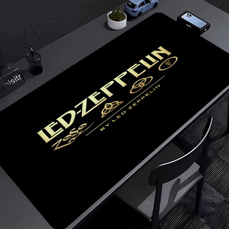 Коврик для мыши Поп-певец L-Led Zeppelin - Нескользящая резиновая основа, Гладкая поверхность для работы, Игр, Офиса и Дома, Настольный коврик для мыши