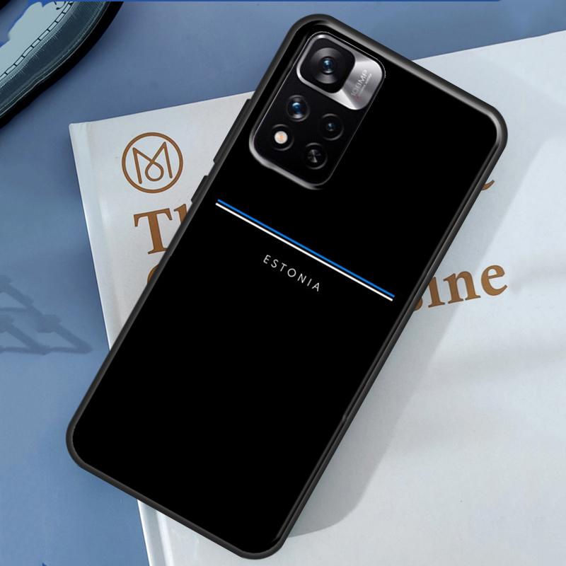 Чехол-эмблема с гербом Эстонии для Xiaomi Redmi Note 14 13 11 9 10 12 Pro 9S 10S 11S 12S Redmi 10C 12C 13C 14C