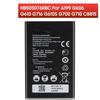 Перезаряжаемая литиевая батарея  Для Huawei A199 G606 G610 G610S G700 G710 G716 C8815 Y600D-U00 Y610 Y3ii HB505076RBC Аккумулятор2100 мАч