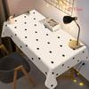 2D плоская 1 шт. - Новая серия High-end Light Luxury, Скатерть с креативным принтом в горошек, Предмет декора стола, Практичная, Подходит для фестивалей, Вечеринок