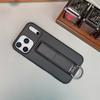 Применимо к iPhone17ProMax держатель с кожаным узором, чехол для мобильного телефона, Apple 16Pro противоударный 15 защитный чехол 14.