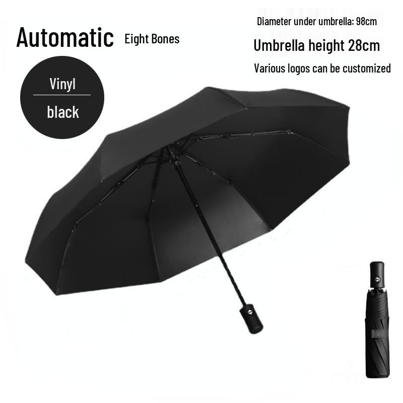 Dual-Use Extra-Large Folding Umbrella: Anti-UV, Rain or Shine, For Two