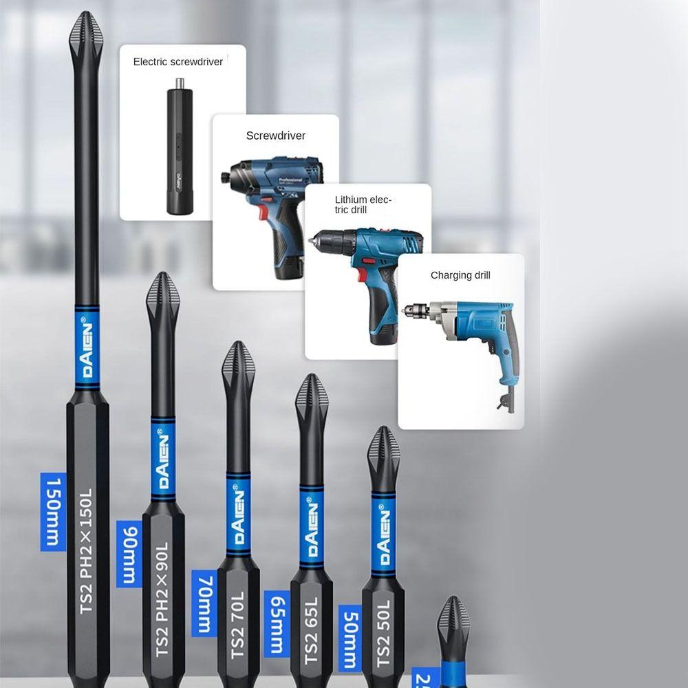 10 шт/6 шт нескользящие магнитные ударные биты ударопрочные отвертки набор бит электрические отвертки