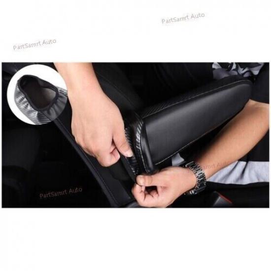 2pcs Leather Seat Armrest Cover Trim Black For Toyota FJ Cruiser 2007~12