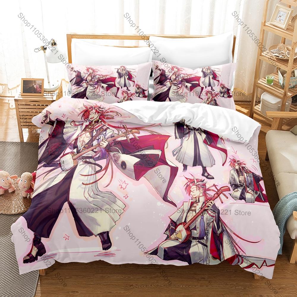 Anime Bedding Set 3Pcs Fate Grand Order Takasugi Shinsaku Stylish Design Bedroom Gift for FGO Lovers for Fans