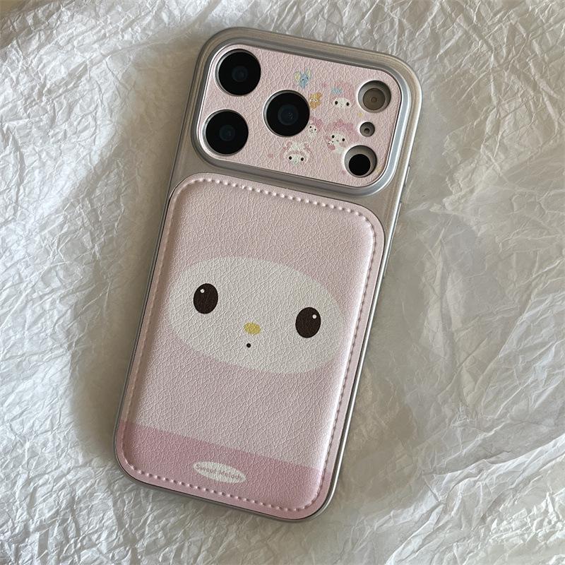 Cartoon Melody iPhone 15/14 Pro Max Anti-Fall Case with Large Window