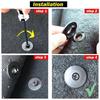 2-30PCS Auto Fastener Floor Mat Buckle Antiskid Pad Fastener Retainer For Car Carpet Fixing Clamp Car Accessories