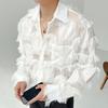 2025 Men Korean Style Fashion Shirts Men Sexy Hollow Shirt Male Casual Thin Long Sleeved Blouse Streetwear Party Fashion Camisas