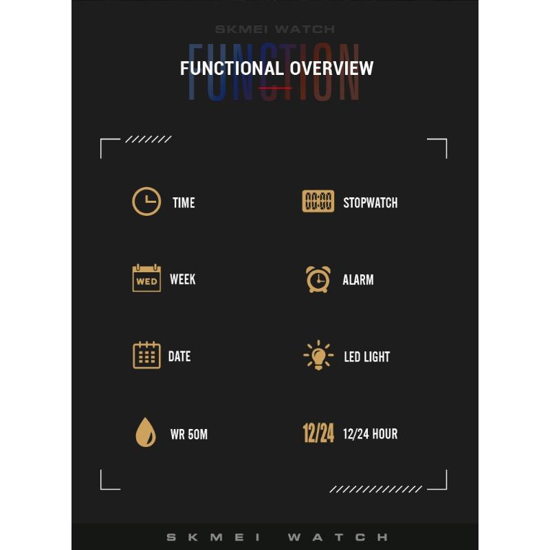 Skmei Часы для мужчин спортивные часы цифровые водонепроницаемые часы обратный отсчет из нержавеющей стали модные наручные часы наручные часы мужские часы 2099