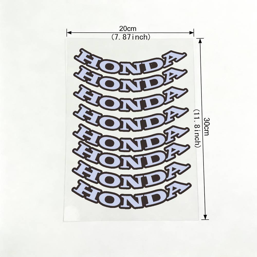 FIQ1 For Honda 18 colors Reflective motorcycle stickers, 3M safety warning at night in the dark scooter helmets