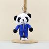 Delightful Soft Panda Plush Toy Keychain Cute And Colorful Backpack Decoration