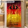Beach TowelEintracht Frankfurt Custom Name Text Personalized Soft Towel for Beach Pool Indoor Home Decor Gift