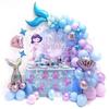 Party Decoration Mermaid Tail Balloon Chain Theme Set Children's Scene Layout Party Decoration Products