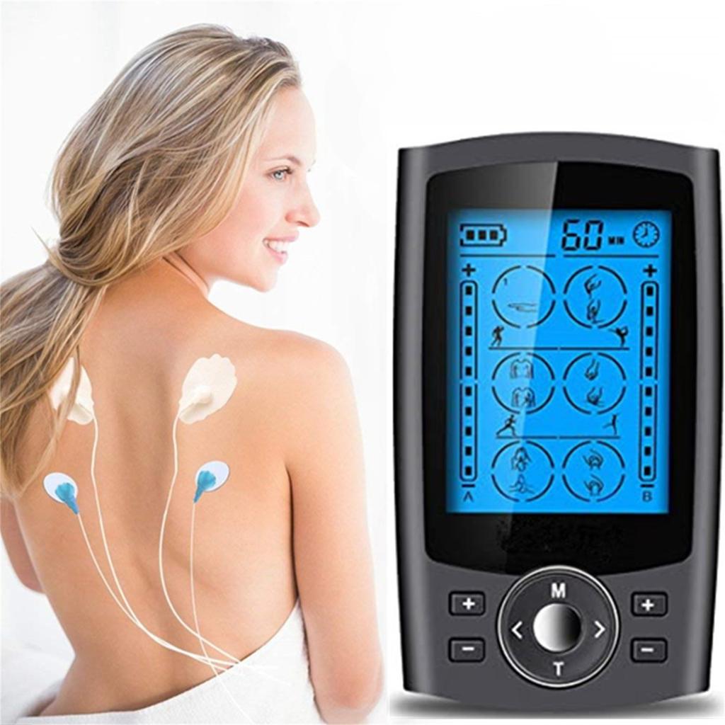 Channel TENS Unit 24 Modes Muscle Stimulator For Pain Relief , Electronic Massager Muscle Massager