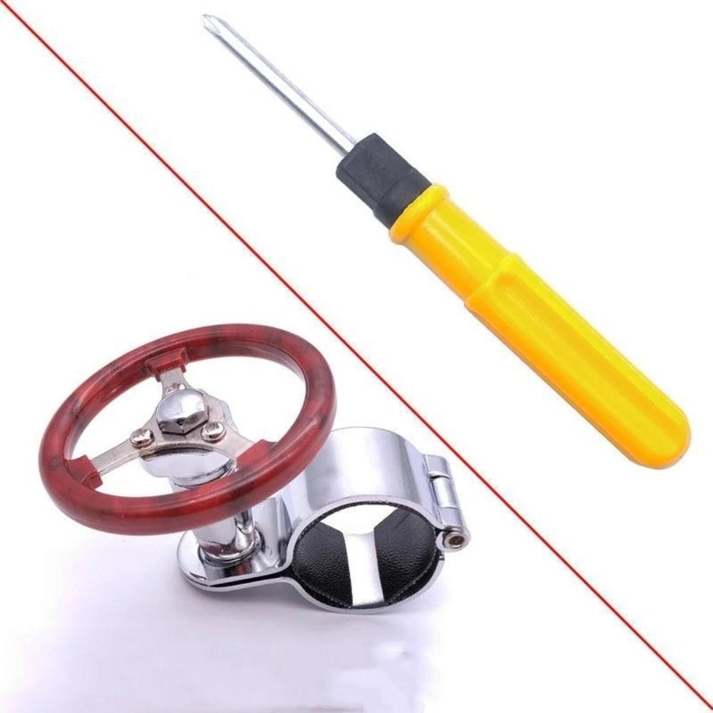 Stainless Steel One Hand Driving Knob Wear Resistant Power Steering Knob Vehicle Interior