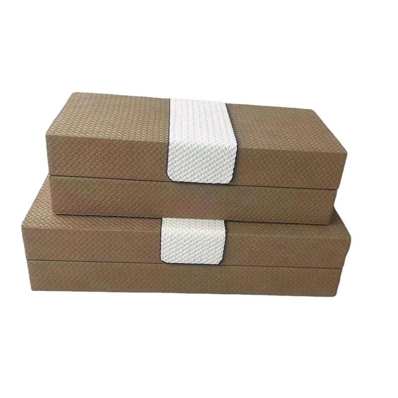 Современный минималистский небольшой кожаный браслет, ожерелье, шкатулки для украшений, органайзер для сережек, женские аксессуары, разделитель, роскошное украшение для хранения