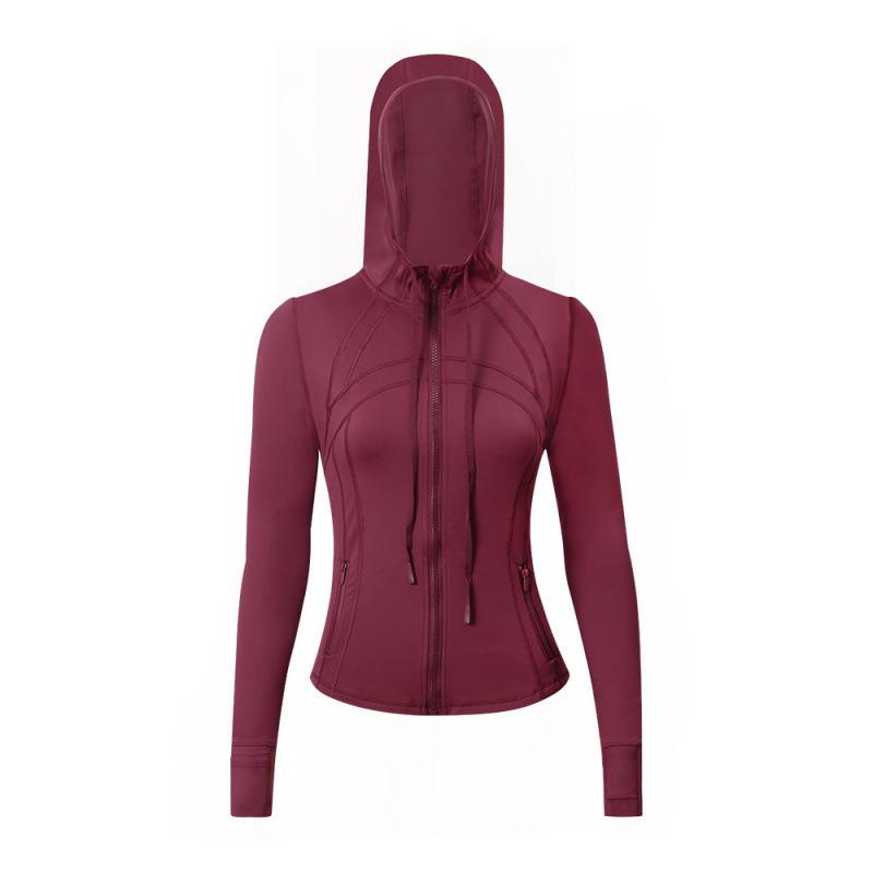 Оригинальная дышащая куртка для йоги Lulu для женщин - Весенне-осенний топ для фитнеса