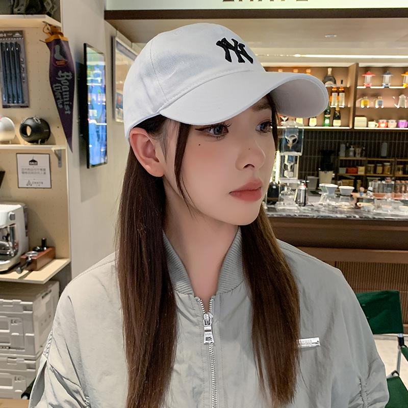 Кепка бейсболка унисекс с широкими полями и утиным козырьком от NY Hat—Модная, Универсальная, Однотонная, Вышитая, Большого размера для защиты от солнца