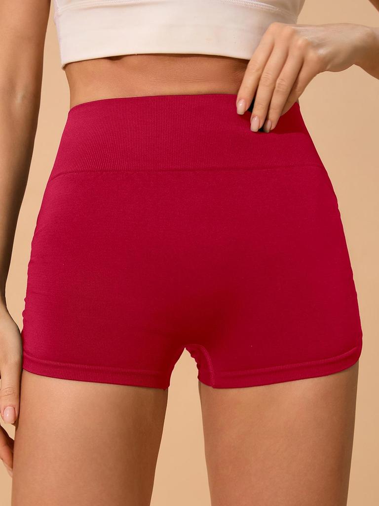 High-Waisted Seamless Butt-Lifting Yoga Shorts for Women - Summer Sports Fitness